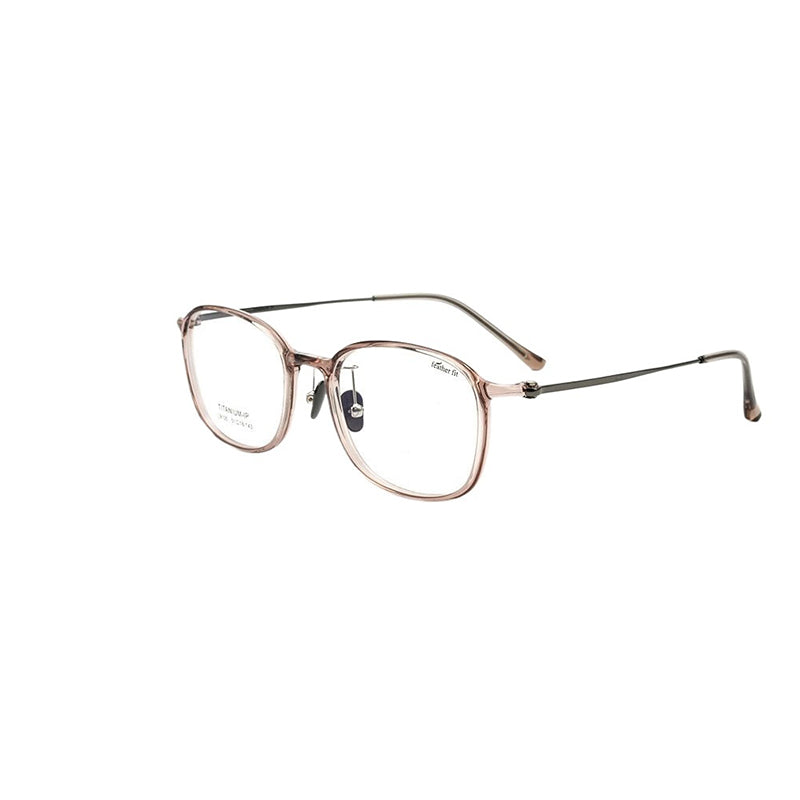 Ultra-Lightweight Classic Feather-Titanium Round Frame / 6 Colors