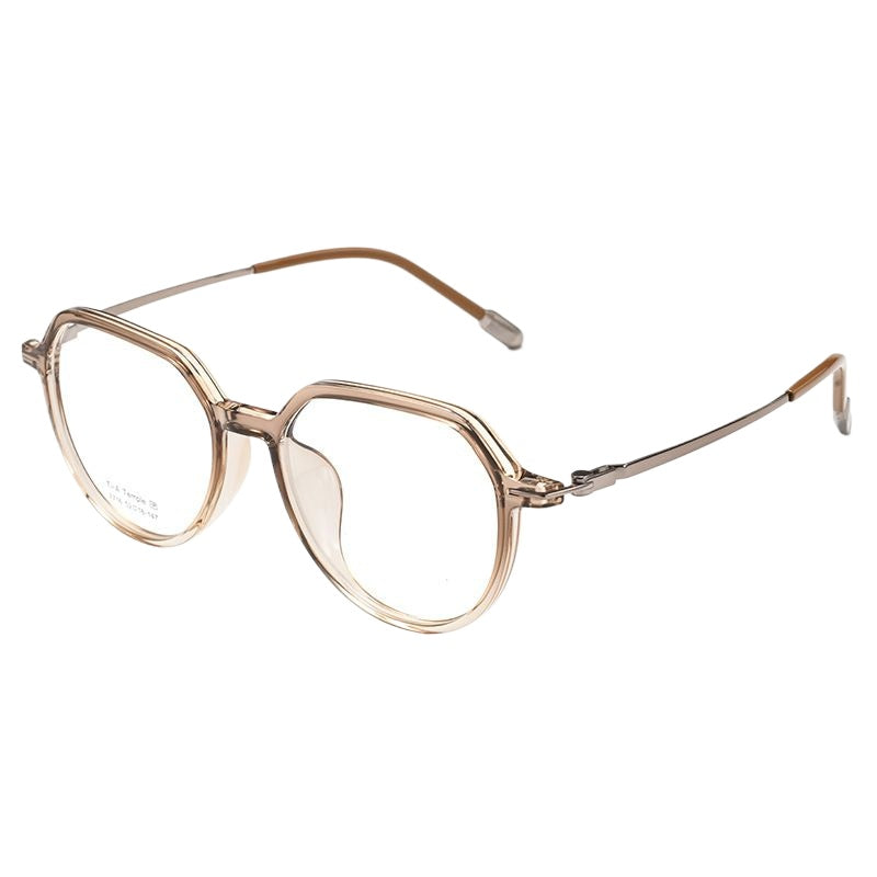 平衡配重TR純鈦多邊形鏡框/7色