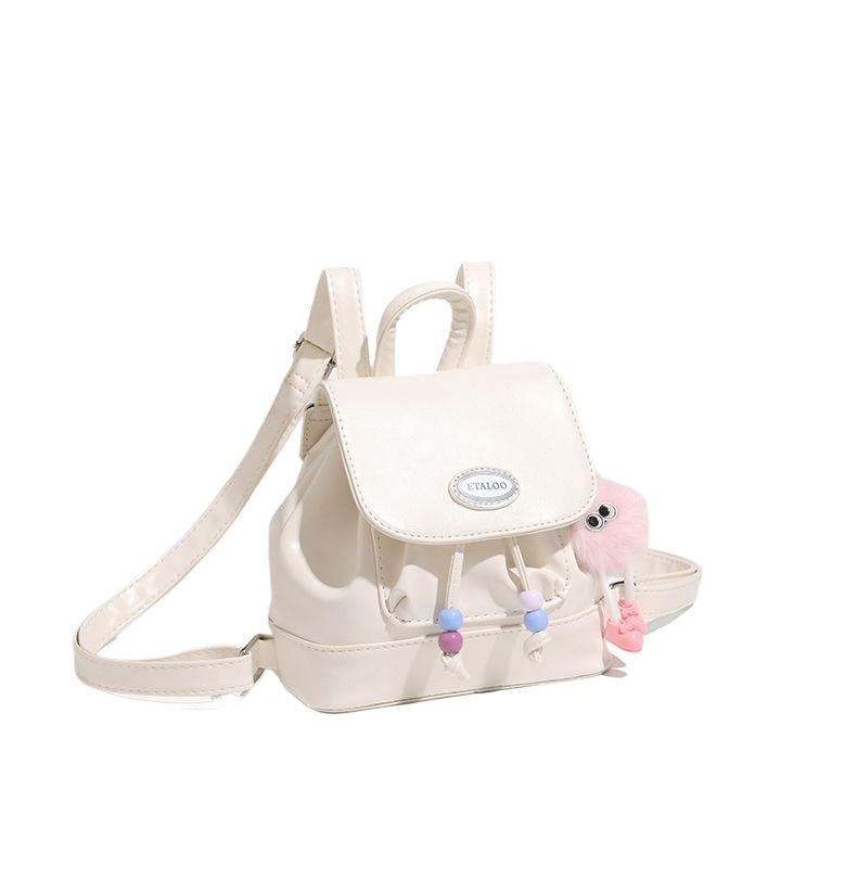 กระเป๋าเป้สะพายหลังมินิสไตล์ย้อนยุคแบบอเมริกัน / 3 สี