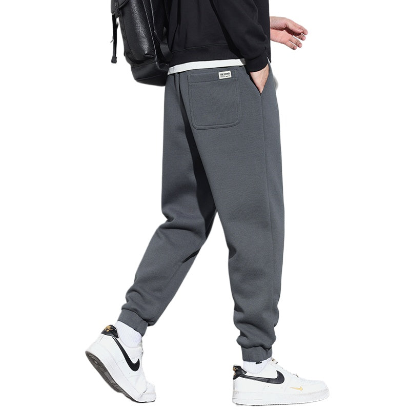 重磅潮流彈性束腳運動長褲/3色