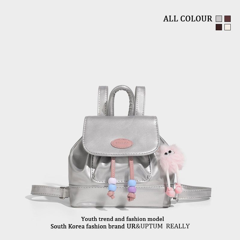 กระเป๋าเป้สะพายหลังมินิสไตล์ย้อนยุคแบบอเมริกัน / 3 สี