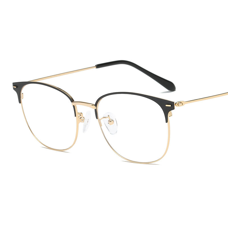 กรอบแว่นทรงกลมโลหะน้ำหนักเบามาก / 3 สี