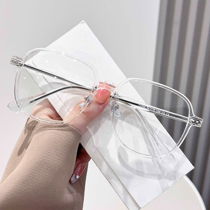 韓系大框素顏街拍鉚釘鏡框/6色