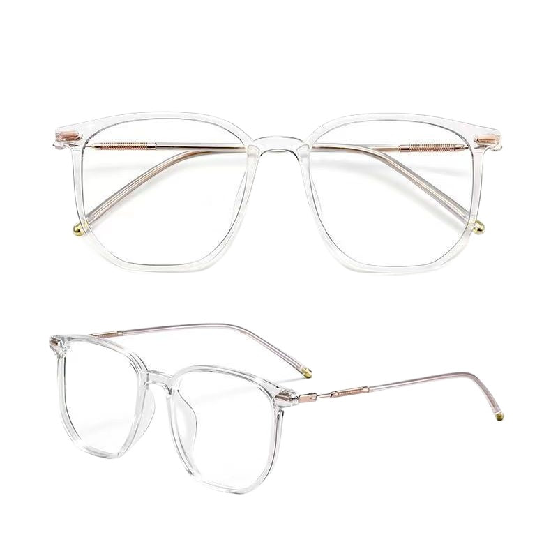 超輕修顏多邊形大方框眼鏡/4色
