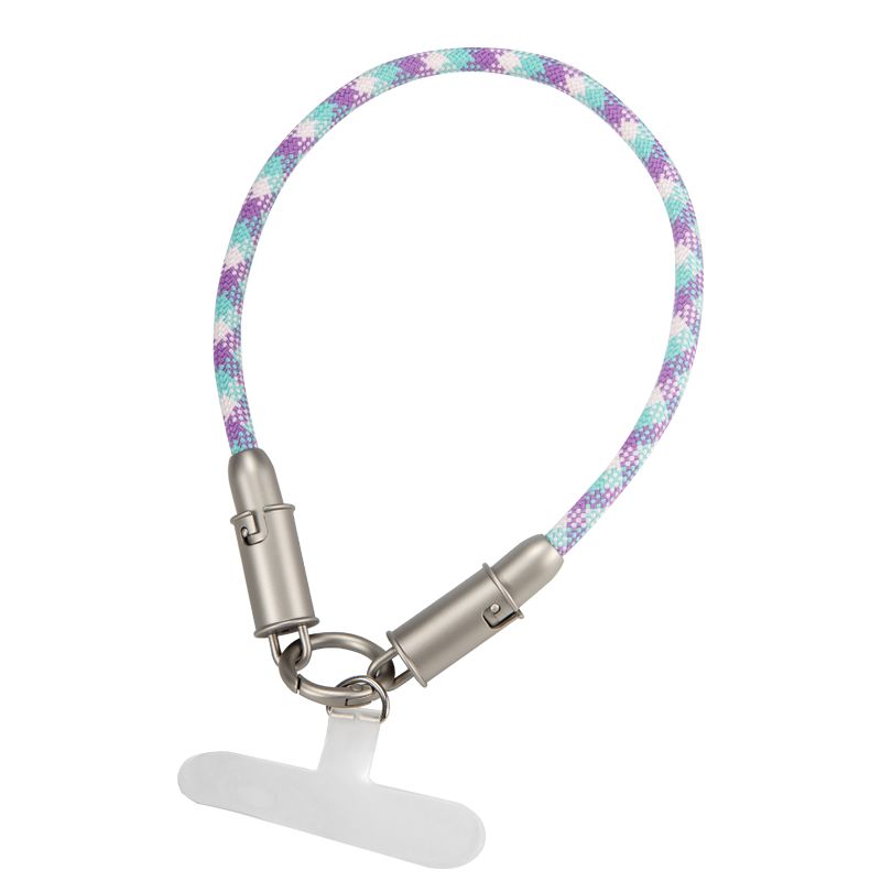 สายคล้องโทรศัพท์แบบคล้องไหล่ป้องกันการสูญหาย 2-in-1 / 4 สี