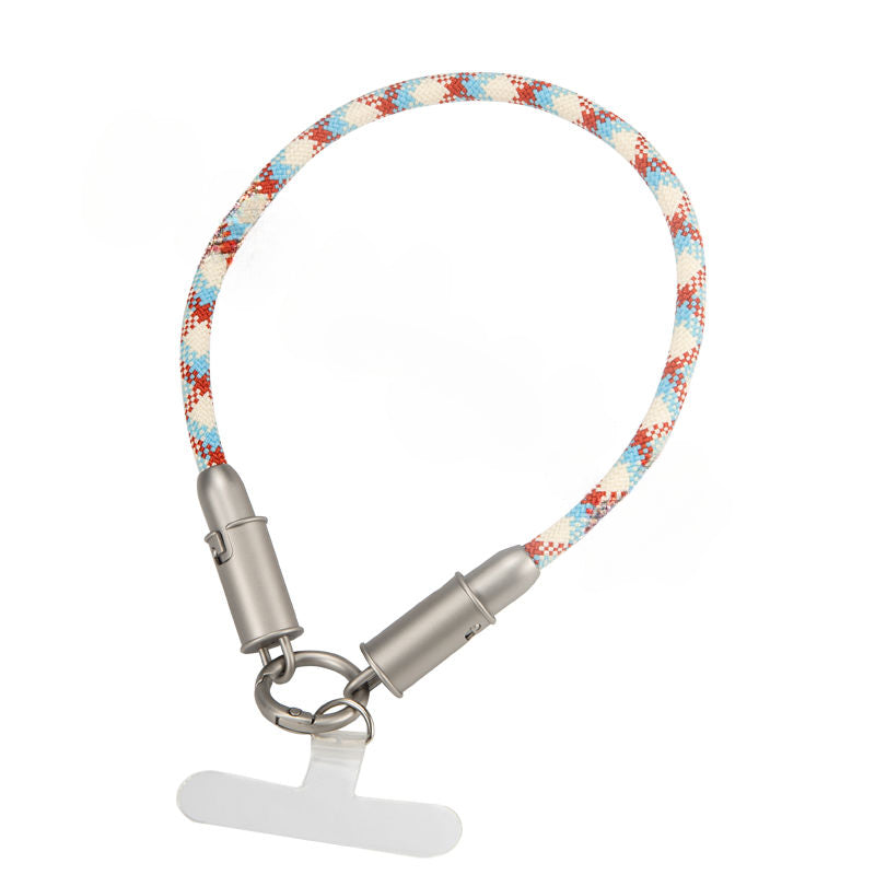 สายคล้องโทรศัพท์แบบคล้องไหล่ป้องกันการสูญหาย 2-in-1 / 4 สี