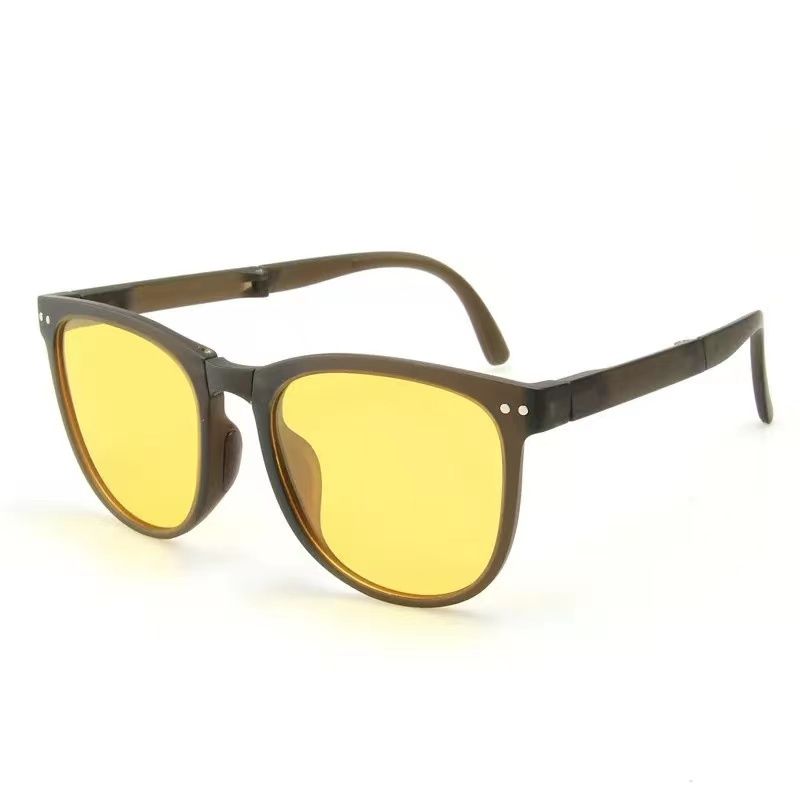 Folding air cushion pocket sunglasses/6 colors