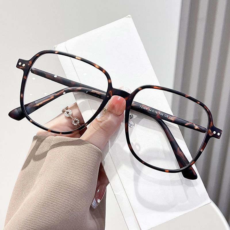 韓系大框素顏街拍鉚釘鏡框/6色