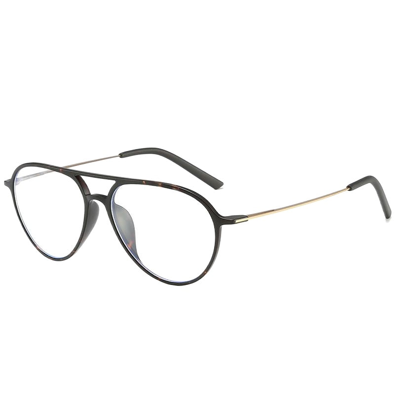 Ultra-light double-beam fashionable flight glasses frame/7 colors