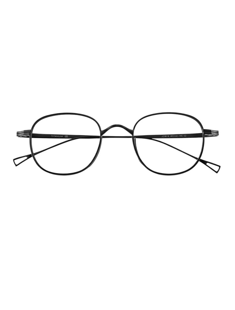 Pure titanium light retro literary frame 