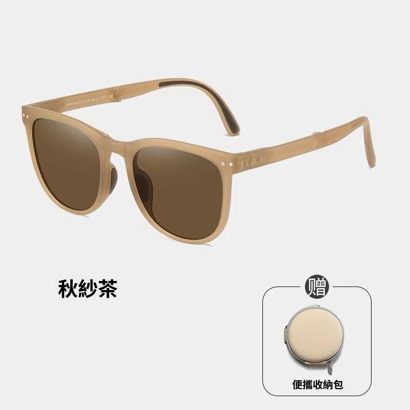 Folding air cushion pocket sunglasses/6 colors