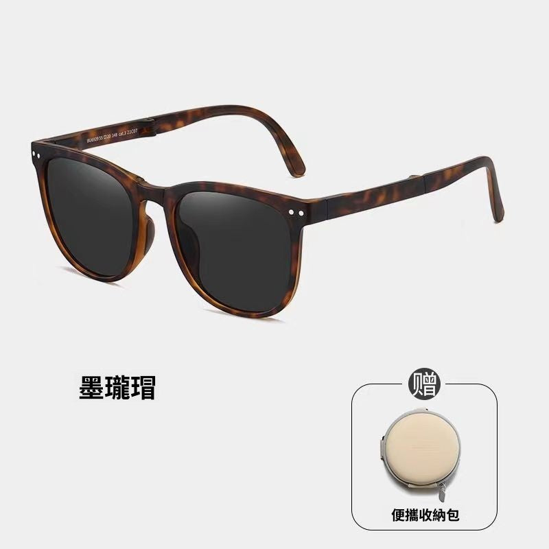 Folding air cushion pocket sunglasses/6 colors