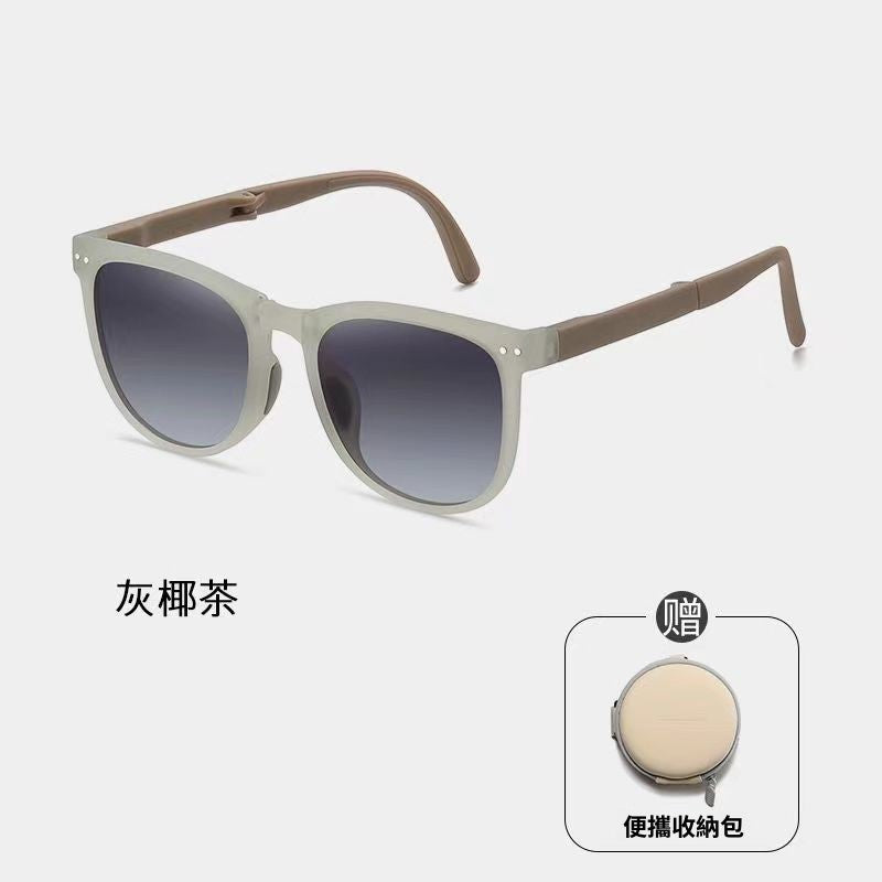 Folding air cushion pocket sunglasses/6 colors